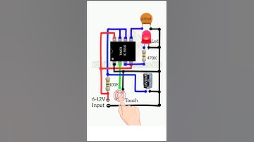 DIY Simple Touch sensor switch circuit//Using IC 555 #shortvideo #shorts