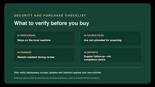 PANScout Security Overview | Local Processing and Masked Findings