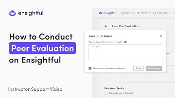 Instructor Peer Evaluation Deep Dive