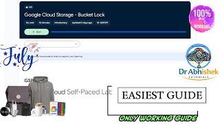 Google Cloud Storage - Bucket Lock #GSP297 #qwiklabsarcade2026