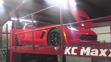 Bone stock C7 Z06 dyno run