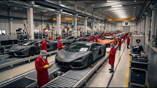 Inside a Supercar Factory: From Carbon Fiber to Lamborghini Revuelto V12 Hybrid (Full Process)