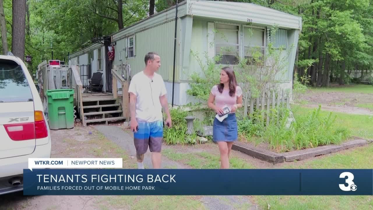 Newport News mobile home park tenants hire lawyer as park’s closure forces them to move
