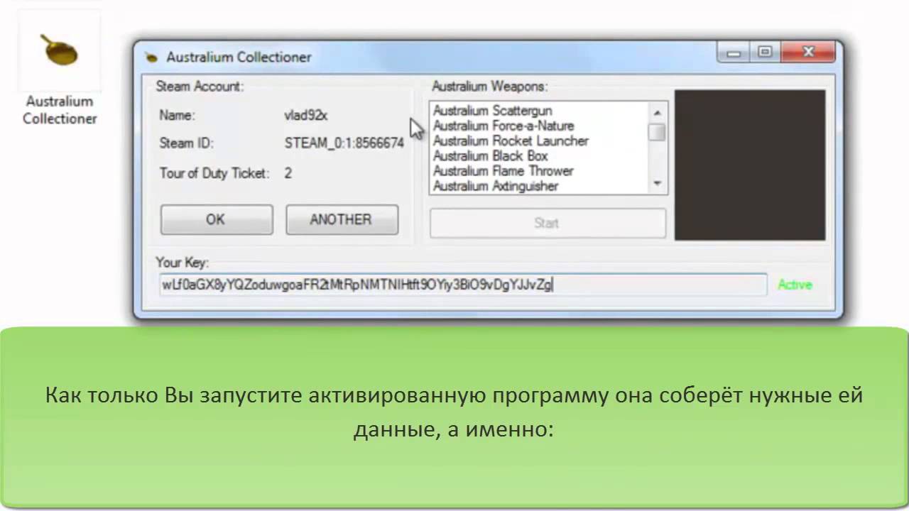 Australium Force A Nature Steam Market Item Details