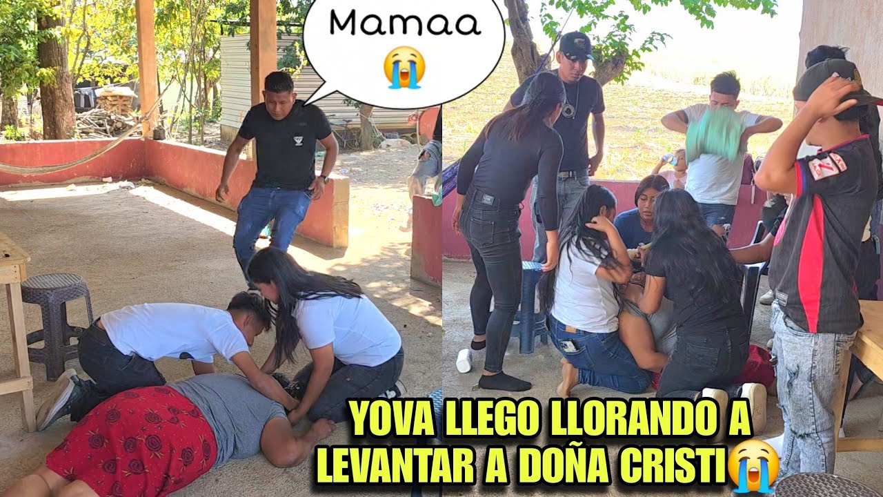 🚨Dios Mio YOVA y MANU Llegan Llorando Al Ver Que Doña CRISTI Esta Tirada Sin V1DA En El Piso😱