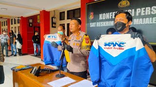 Keroyok Warga Gunakan Kaos Moonraker, 2 Anggota XTC di Majalengka Diringkus Polisi