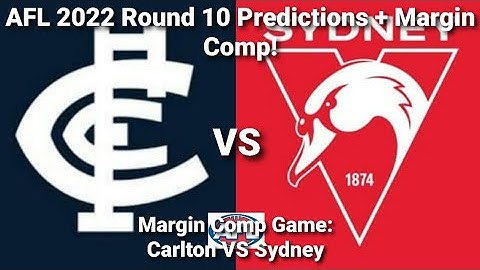 AFL 2022 Round 10 Predictions + Margin Comp!
