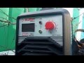 Сварочный инвертор Зубр 250А, работа с сырыми электродами