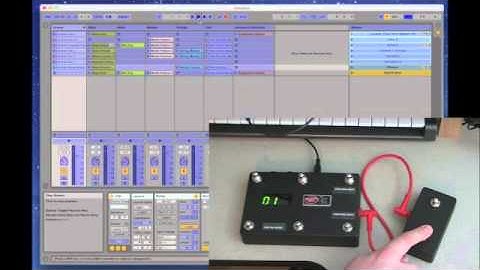 DMC-6D Ableton Live MIDI Foot Controller Extender Switch Demo