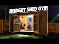I Built a Budget Home Gym In A Backyard Shed