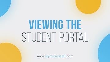Viewing the Student Portal