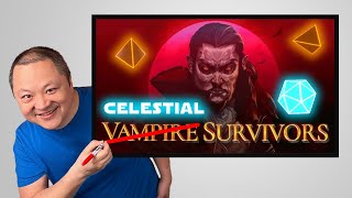 I made Sci Fi Vampire Survivors - Game Design Lessons