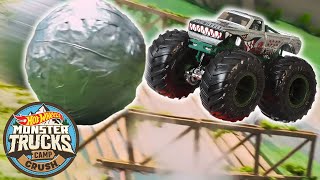 Hot Wheels Monster Trucks Take on Colossal Boulder! 😱🪨 - Monster Truck Videos for Kids | Hot Wheels