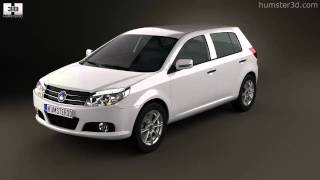 Geely MK hatchback 2014 3D model by 3DModels.org