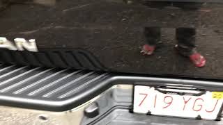 Backup camera installed on 2012 Nissan Titan