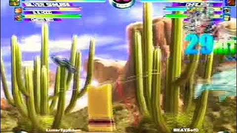 65% Dhalsim midair side switch combo - MvC2 XBL Highlight