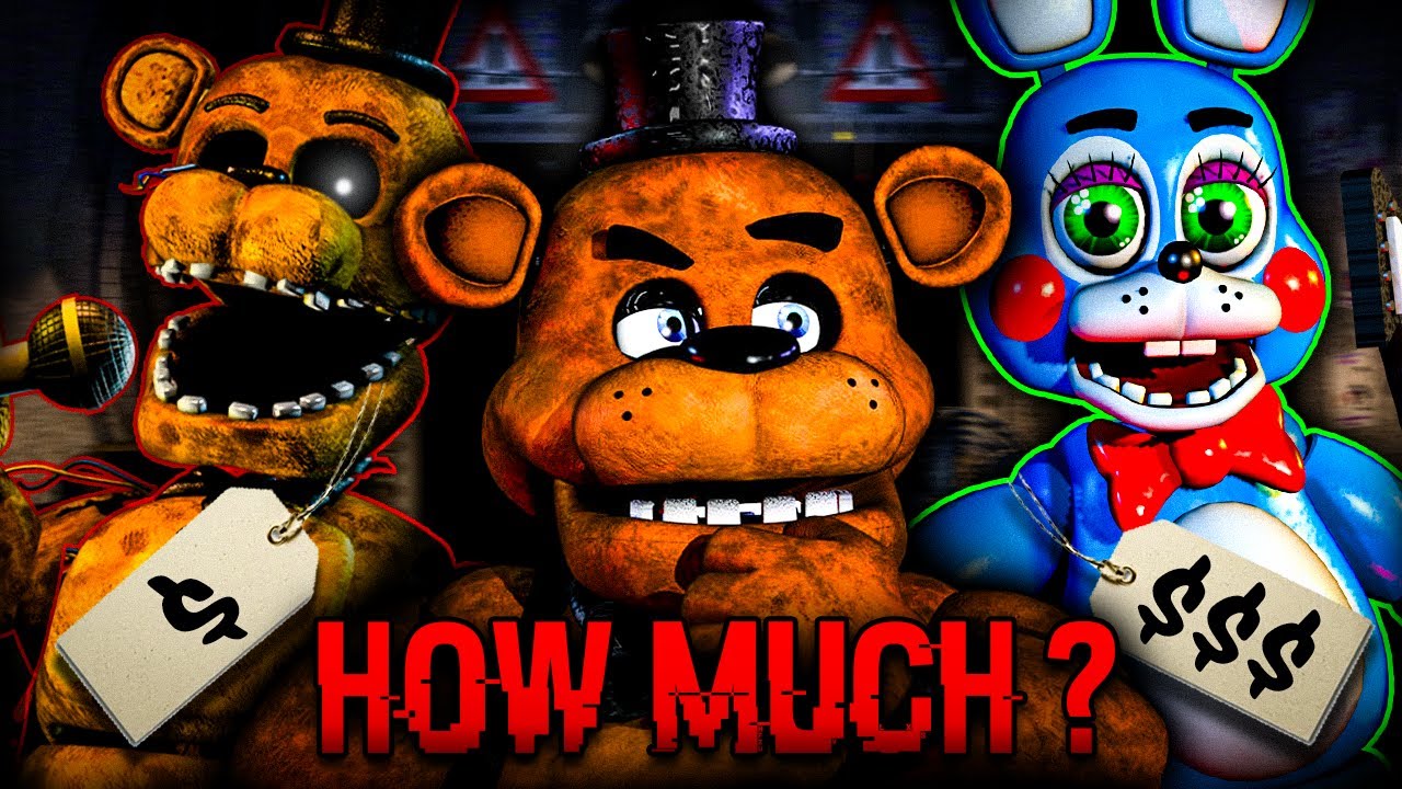How Much Are The FNAF Animatronics ACTUALLY WORTH? - YouTube