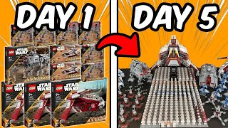 I Built a LEGO CLONE ARMY in 5 DAYS!