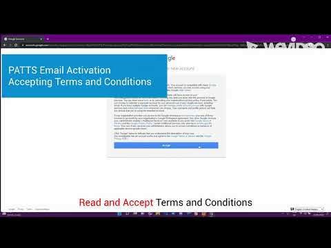 How to Activate your PATTS EDU Email