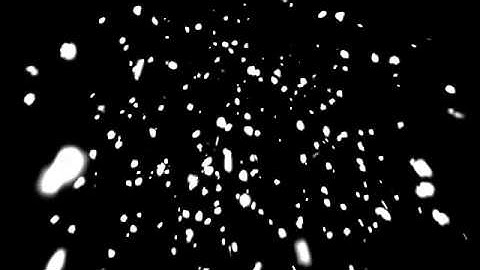 Realistic Snow Falling Loop with transparency Full HD