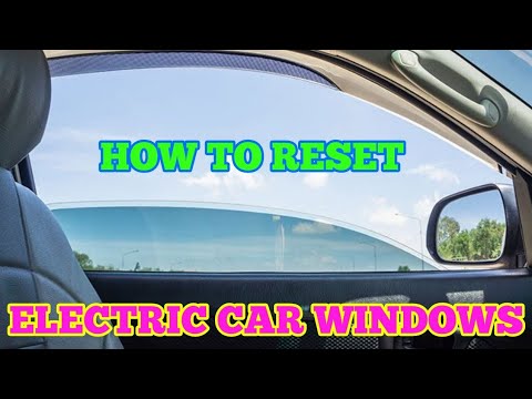 ELECTRIC CAR WINDOW REPAIR  CALIBRATION HOW TO RESET CAR POWER WINDOWS