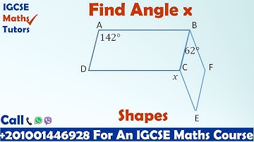 IGCSE Maths Tutors: Geometric Shapes: Solving Question 3 Paper 3H June 2017