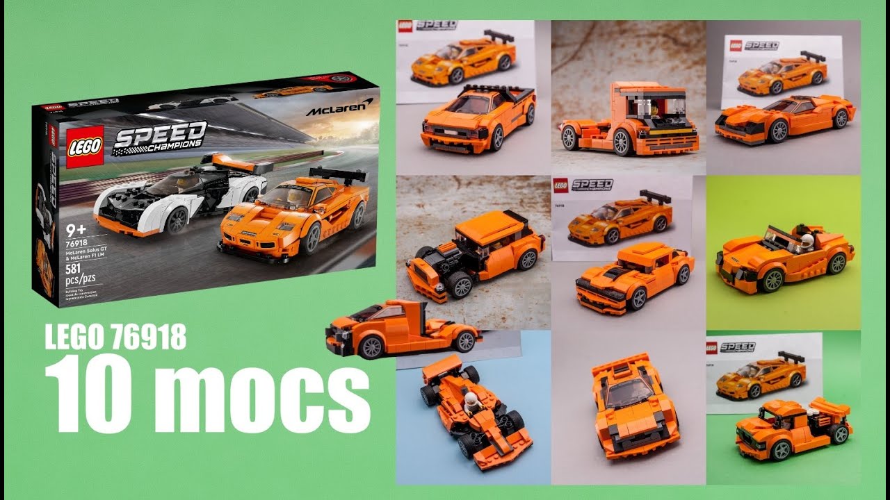 10 cool LEGO 76918 moc alternative models of McLaren F1 LM set #LEGO #