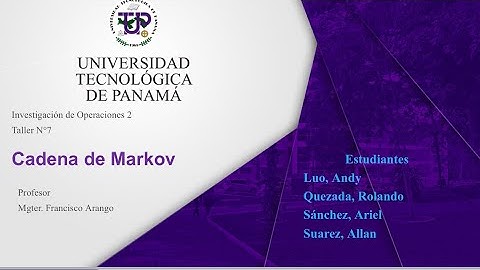 CADENA DE MARKOV - SOFTWARE QM FOR WINDOWS