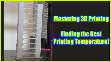 How to find the best temperature for pla 3d printing!