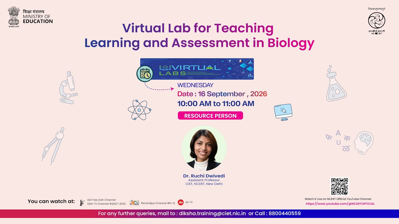 Virtual Lab for Teaching-Learning and Assessment in Biology - YouTube