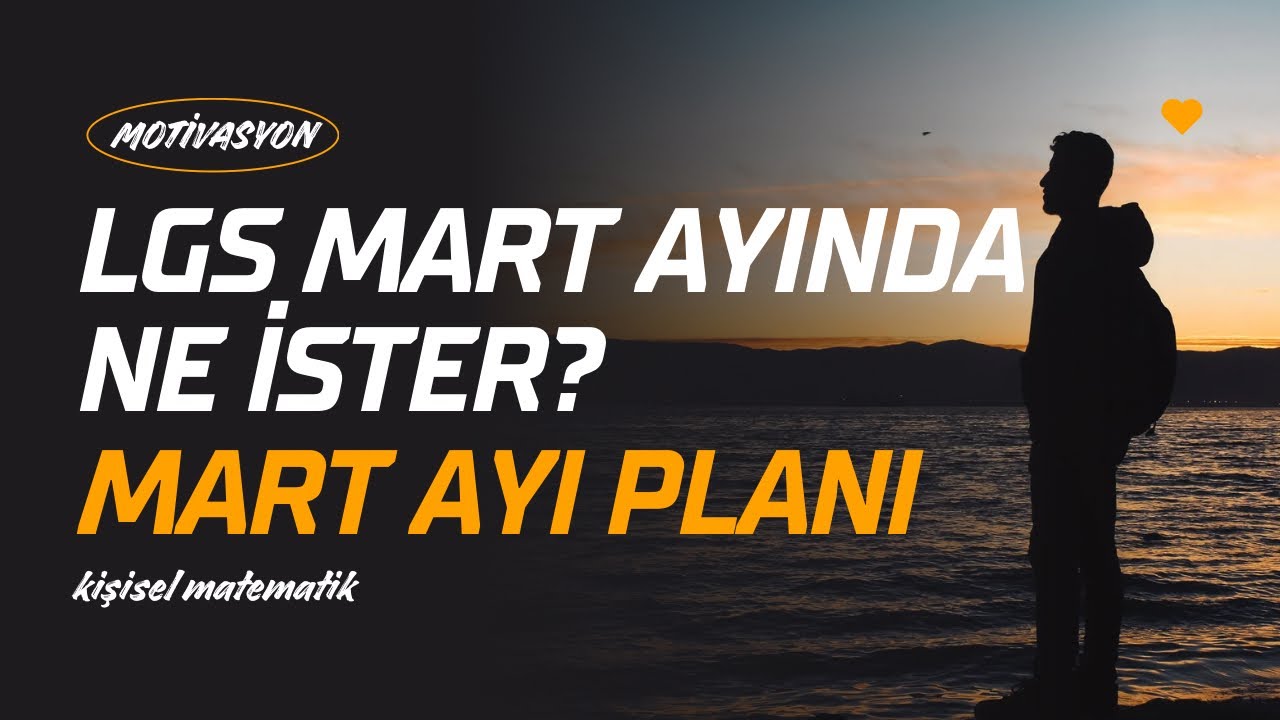 LGS MART AYINDA SENDEN NE İSTER? | LGS MOTİVASYON #lgs2026 