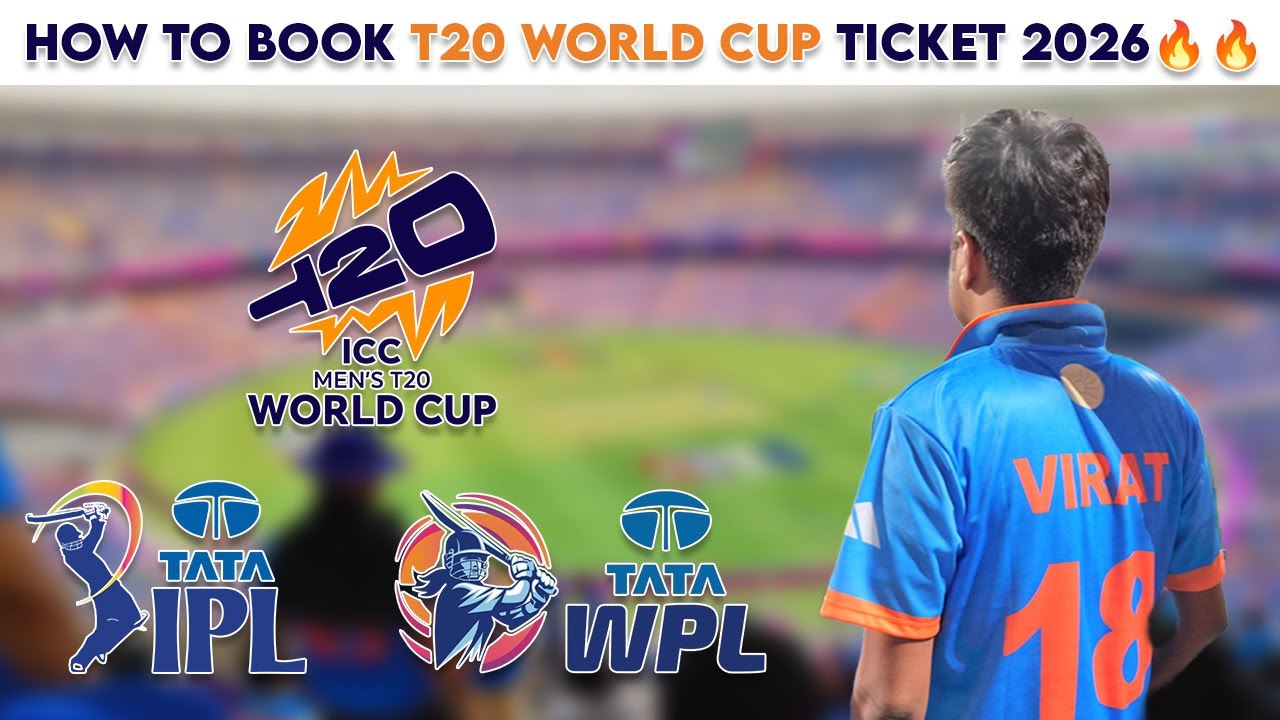 How to Book ICC Men’s T20 World Cup 2026 Tickets | WC 2026 के टिकट कैसे बुक करें