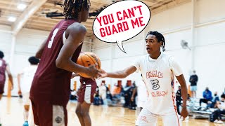 Rob Dillingham said "YOU CANT GUARD ME"! HEATED Game vs Old Team