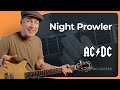 Night Prowler by AC/DC | Easy Guitar Lesson - Malcolm Young Parts
