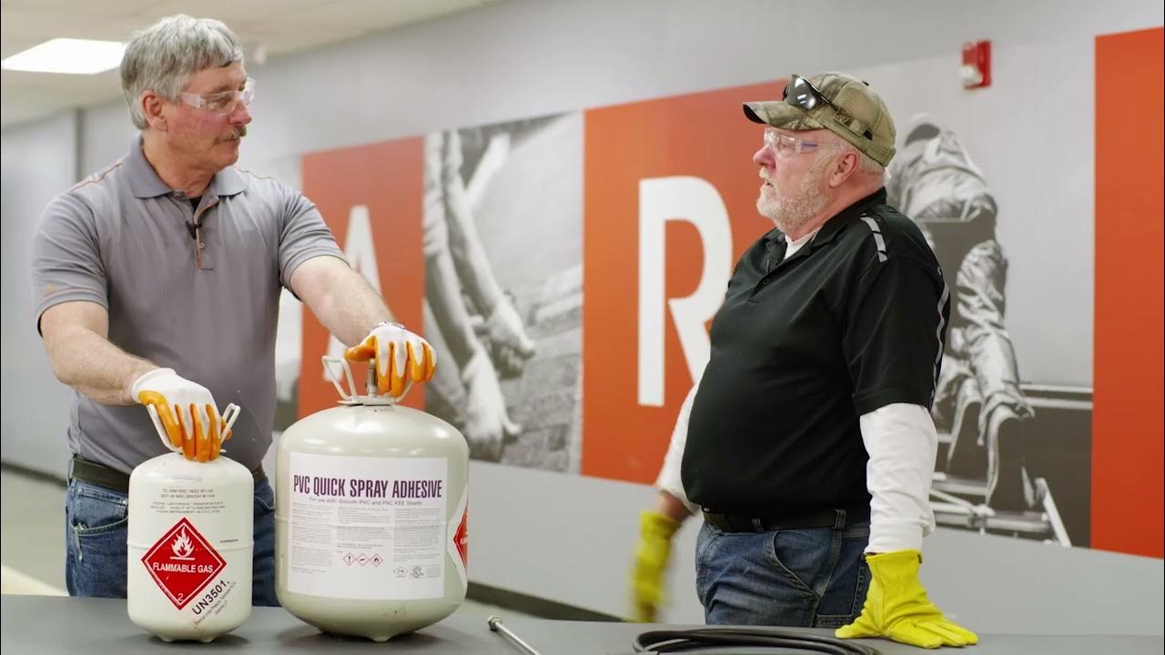 GAF EverGuard® PVC QuickSpray Adhesive Overview Roofing it Right with