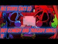 All stars act 2 but the mario heads comedy and tragedy sings it  fnfmario madness