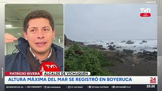 2,50 mts, elevación máxima registrada en Boyeruca | 24 Horas TVN - Red Maule