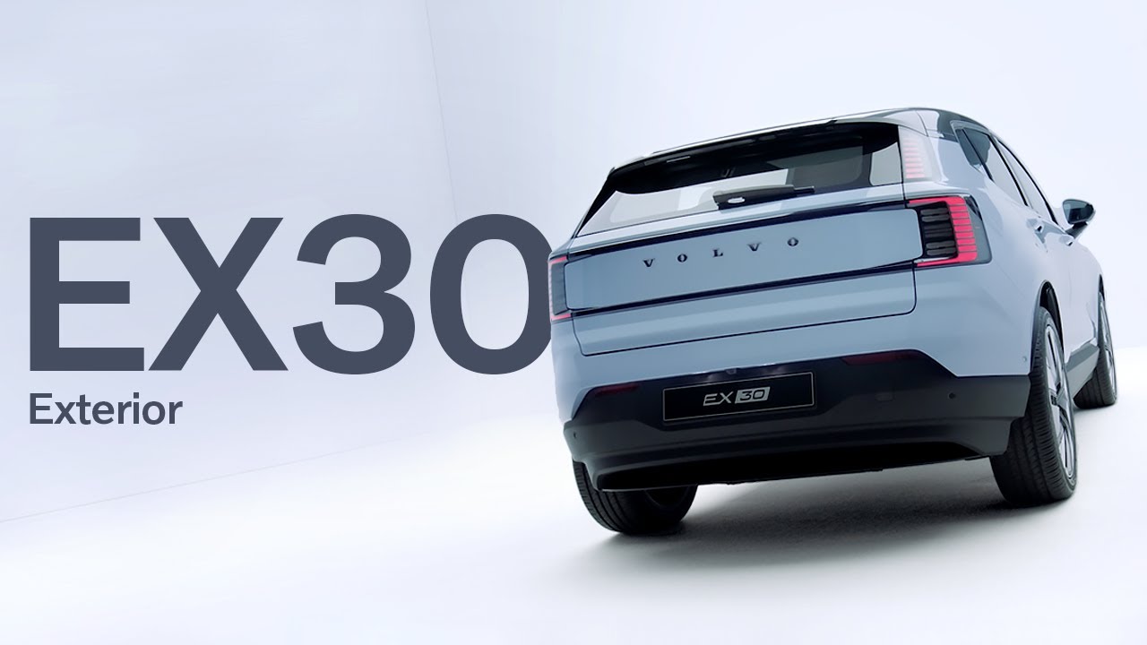 ⁣A closer look at the Volvo EX30 exterior