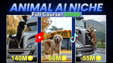 Make Viral Animal Shorts with FREE AI Tools (YouTube Automation + TikTok Guide)