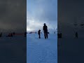 Daniels snowboarding first time ever