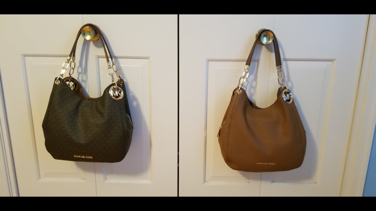 Michael Kors Lillie Hobo Bag in Signature and Luggage 