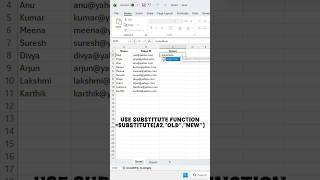 Excel SUBSTITUTE Function | Replace Text Instantly