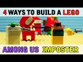 4 Ways to make a Lego Imposter from Among Us [all kill animations MOC tutorial]