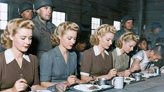 German Comfort Girl Pows Cried Over Their First American Meal In U.s Camps