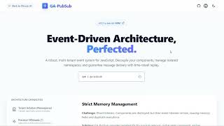 Live developer console for ga-pubsub | npm package for seamless data communication 