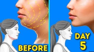 Face exercises||double chin exercise||how to reduce double chin fast