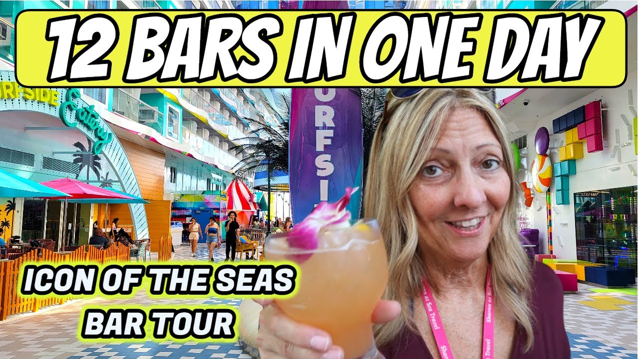 ICON OF THE SEAS BAR TOUR | OUR 12 FAVORITE BARS 🍸🍹🍷