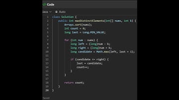 3397 Maximum Number of Distinct Elements After Operations