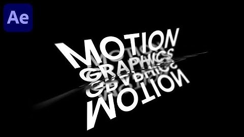 Kinetic Typography In Adobe After Effects - After Effects Tutorial - No Plugins Needed!