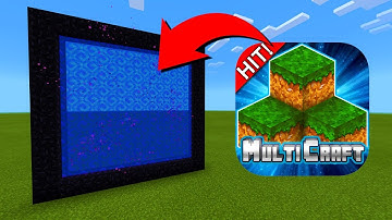 How To Make A Portal To The MultiCraft Dimension in Minecraft!